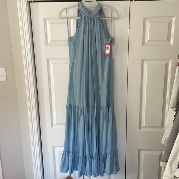Vince Camuto Tiered Halter Dress - Picture 5 of 11